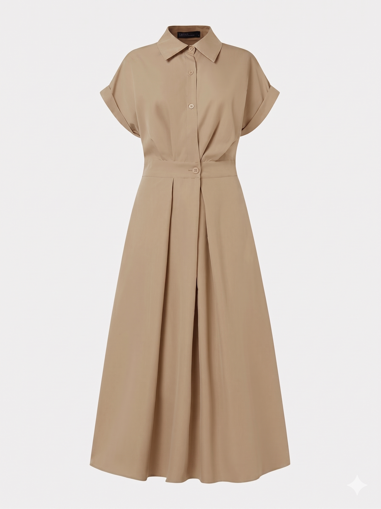Elegant High-Waist Maxi Dress