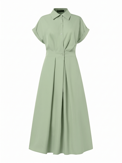 Elegant High-Waist Maxi Dress