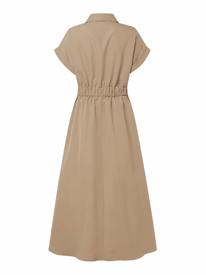 Elegant High-Waist Maxi Dress