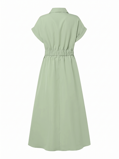 Elegant High-Waist Maxi Dress