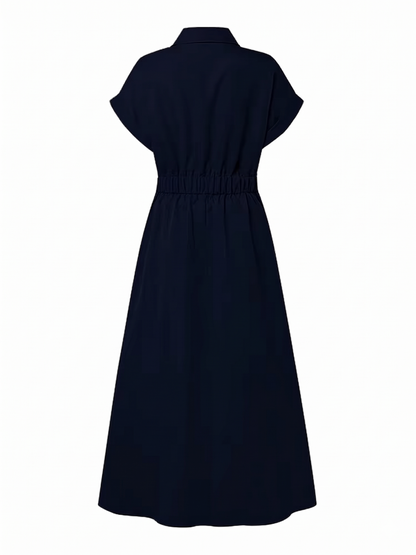 Elegant High-Waist Maxi Dress